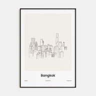 Bangkok Drawn Poster