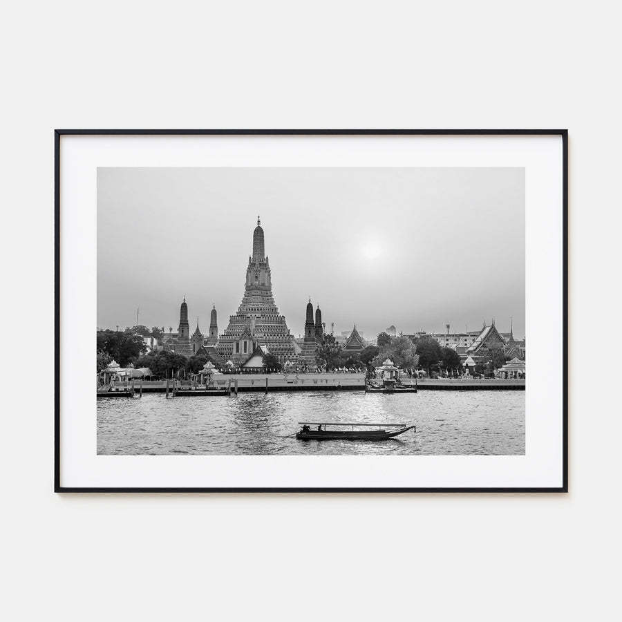 Bangkok Landscape B&W Poster
