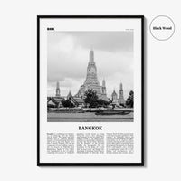 Bangkok Print Black and White No 1, Bangkok Wall Art, Bangkok Poster, Bangkok Photo, Bangkok Wall Decor, Thailand, Thai Krung, Thep, Asia