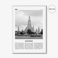 Bangkok Print Black and White No 1, Bangkok Wall Art, Bangkok Poster, Bangkok Photo, Bangkok Wall Decor, Thailand, Thai Krung, Thep, Asia