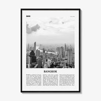 Bangkok Print Black and White No 2, Bangkok Wall Art, Bangkok Poster, Bangkok Photo, Bangkok Wall Decor, Thailand, Thai Krung, Thep, Asia