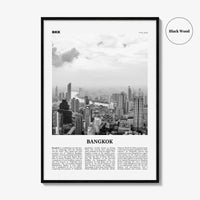 Bangkok Print Black and White No 2, Bangkok Wall Art, Bangkok Poster, Bangkok Photo, Bangkok Wall Decor, Thailand, Thai Krung, Thep, Asia