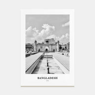 Bangladesh Portrait B&W No 1 Poster