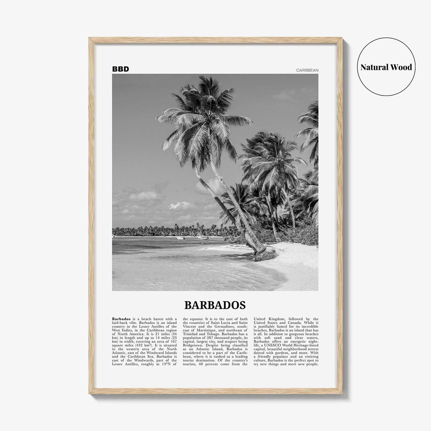 Barbados Print Black and White No 1, Barbados Wall Art, Barbados Poster, Barbados Photo, Barbados Wall Decor, Caribbean, America Bridgetown
