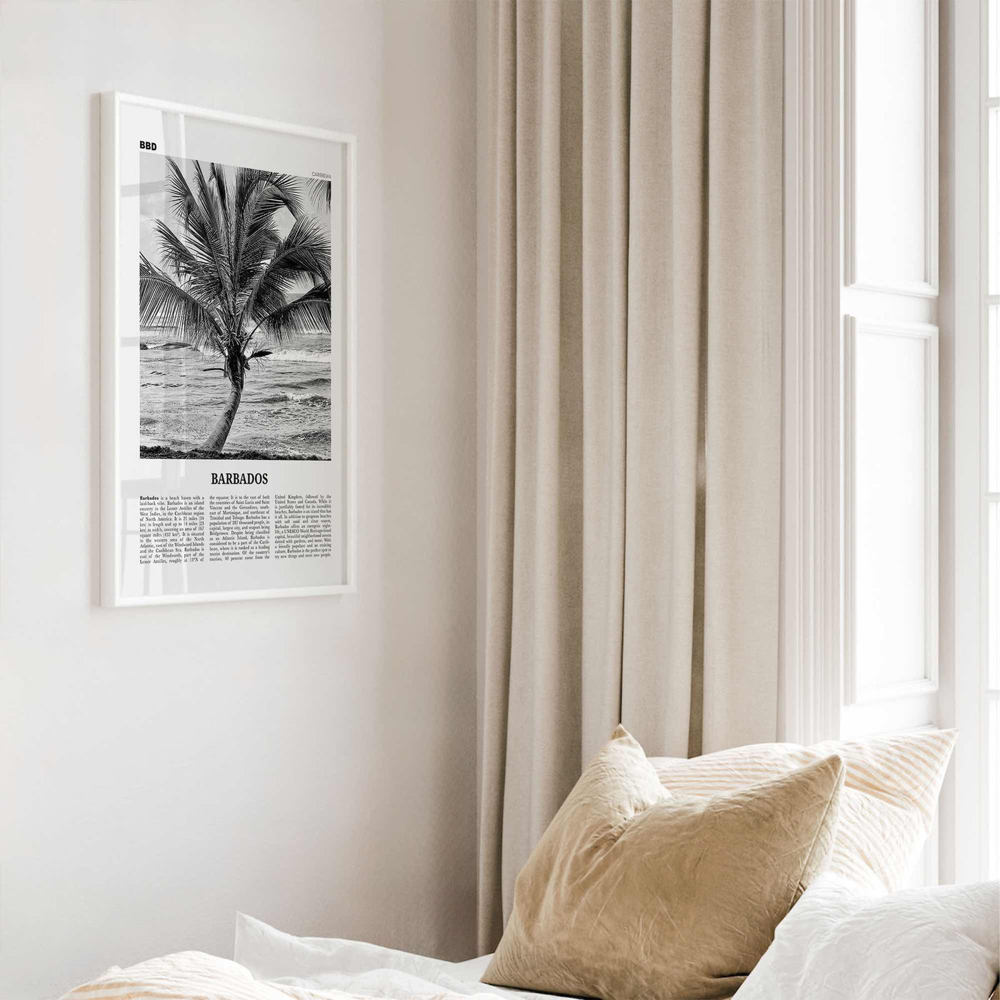 Barbados Print Black and White No 2, Barbados Wall Art, Barbados Poster, Barbados Photo, Barbados Wall Decor, Caribbean, America Bridgetown