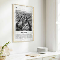 Barcelona Print Black and White No 1, Barcelona Wall Art, Barcelona Poster, Barcelona Photo, Barcelona Decor, Catalonia, Spain, España
