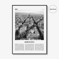 Barcelona Print Black and White No 1, Barcelona Wall Art, Barcelona Poster, Barcelona Photo, Barcelona Decor, Catalonia, Spain, España