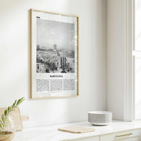 Barcelona Print Black and White No 2, Barcelona Wall Art, Barcelona Poster, Barcelona Photo, Barcelona Decor, Catalonia, Spain, España