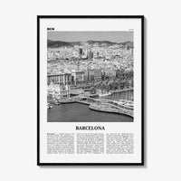 Barcelona Print Black and White No 3, Barcelona Wall Art, Barcelona Poster, Barcelona Photo, Barcelona Decor, Catalonia, Spain, España