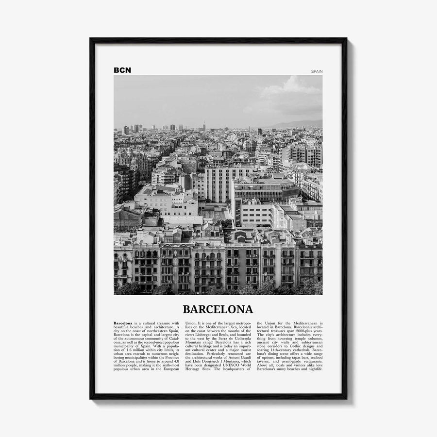 Barcelona Print Black and White No 4, Barcelona Wall Art, Barcelona Poster, Barcelona Photo, Barcelona Decor, Catalonia, Spain, España
