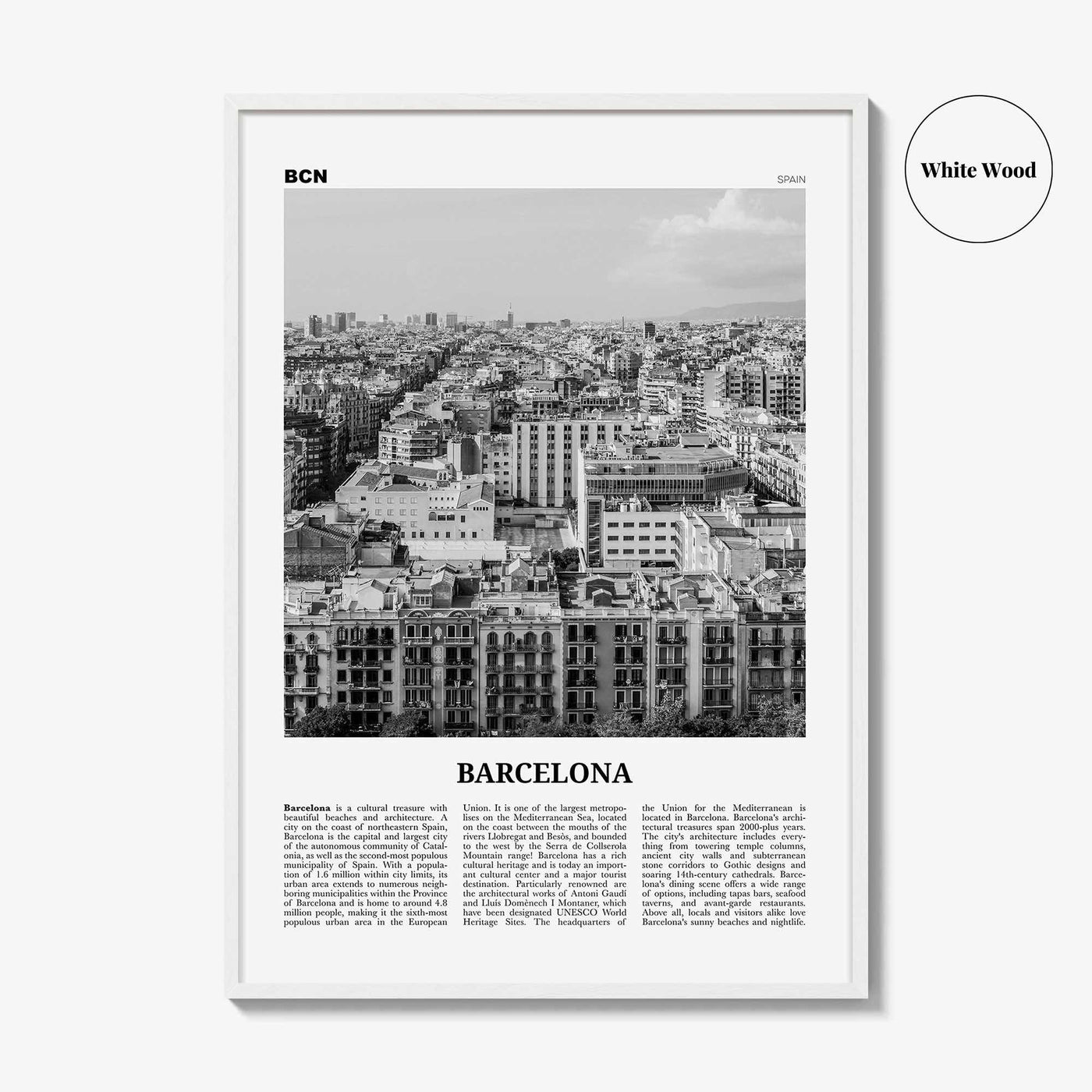 Barcelona Print Black and White No 4, Barcelona Wall Art, Barcelona Poster, Barcelona Photo, Barcelona Decor, Catalonia, Spain, España