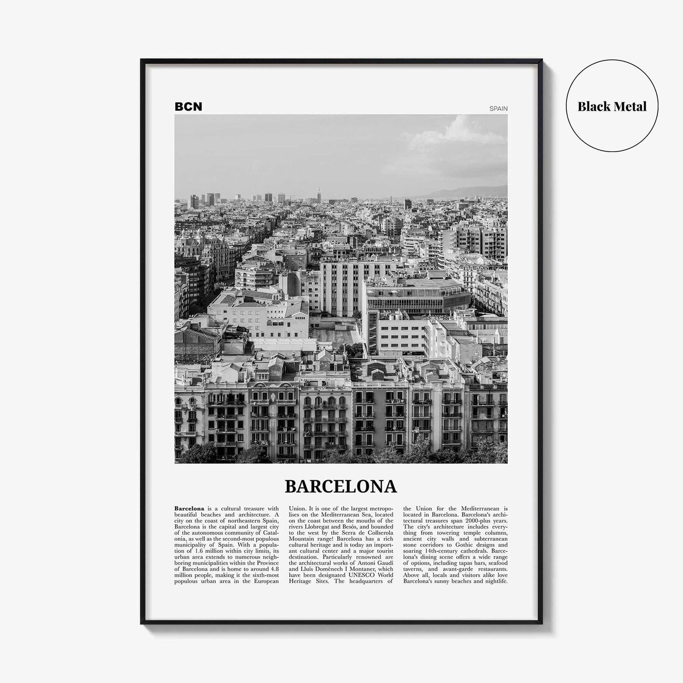 Barcelona Print Black and White No 4, Barcelona Wall Art, Barcelona Poster, Barcelona Photo, Barcelona Decor, Catalonia, Spain, España