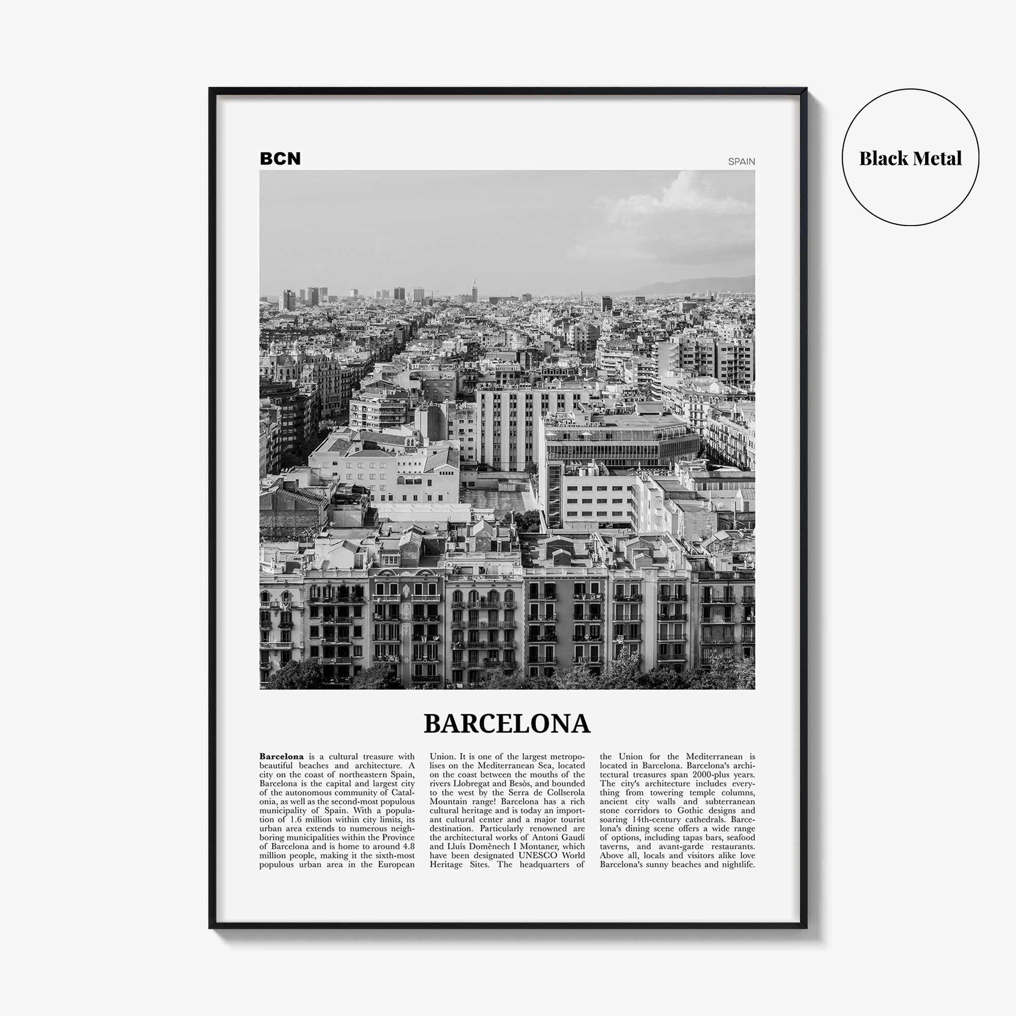 Barcelona Print Black and White No 4, Barcelona Wall Art, Barcelona Poster, Barcelona Photo, Barcelona Decor, Catalonia, Spain, España