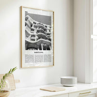 Barcelona Print Black and White No 5, Barcelona Wall Art, Barcelona Poster, Barcelona Photo, Barcelona Wall Décor, Barcelona Map, Spain