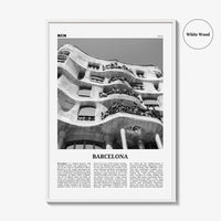 Barcelona Print Black and White No 5, Barcelona Wall Art, Barcelona Poster, Barcelona Photo, Barcelona Wall Décor, Barcelona Map, Spain