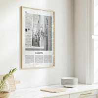 Barletta Print Black and White, Barletta Wall Art, Barletta Poster, Barletta Photo, Barletta Wall Décor, Barletta Map, Italy