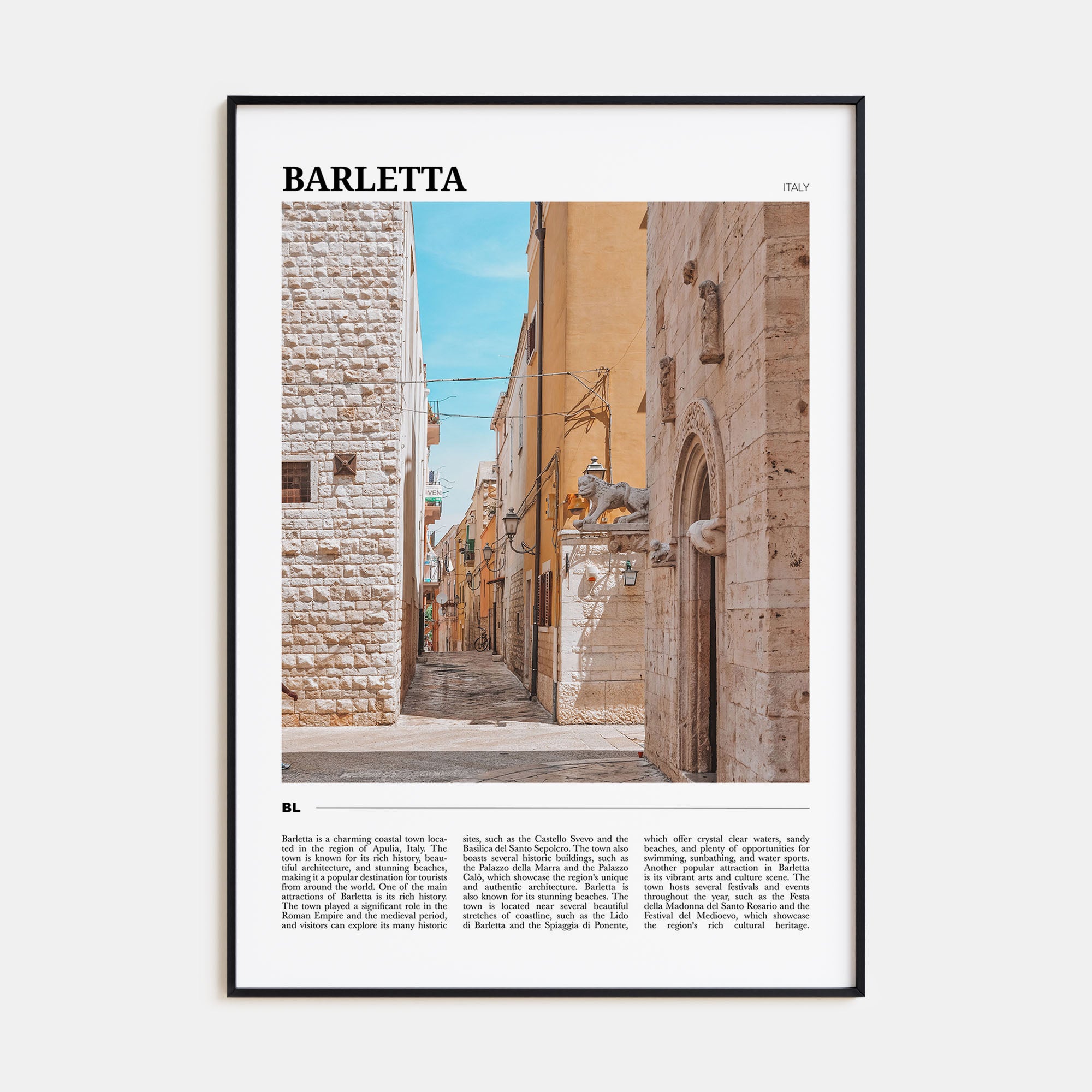 Barletta Travel Color Poster