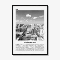 Barranquilla Print Black and White, Barranquilla Wall Art, Barranquilla Poster, Barranquilla Photo, Colombia, Atlántico, South America