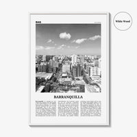 Barranquilla Print Black and White, Barranquilla Wall Art, Barranquilla Poster, Barranquilla Photo, Colombia, Atlántico, South America