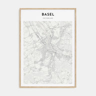 Basel Map Portrait Poster