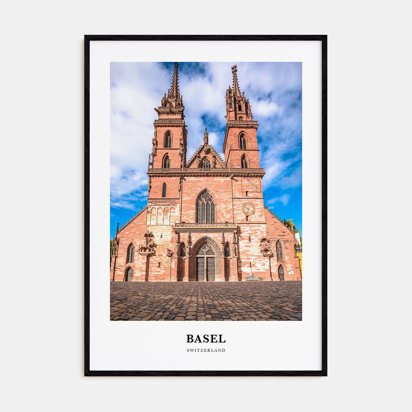 Basel Portrait Color Poster