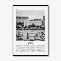 Basel Print Black and White No 1, Basel Wall Art, Basel Poster, Basel Photo, Basel Wall Décor, Switzerland, Basle, Swiss