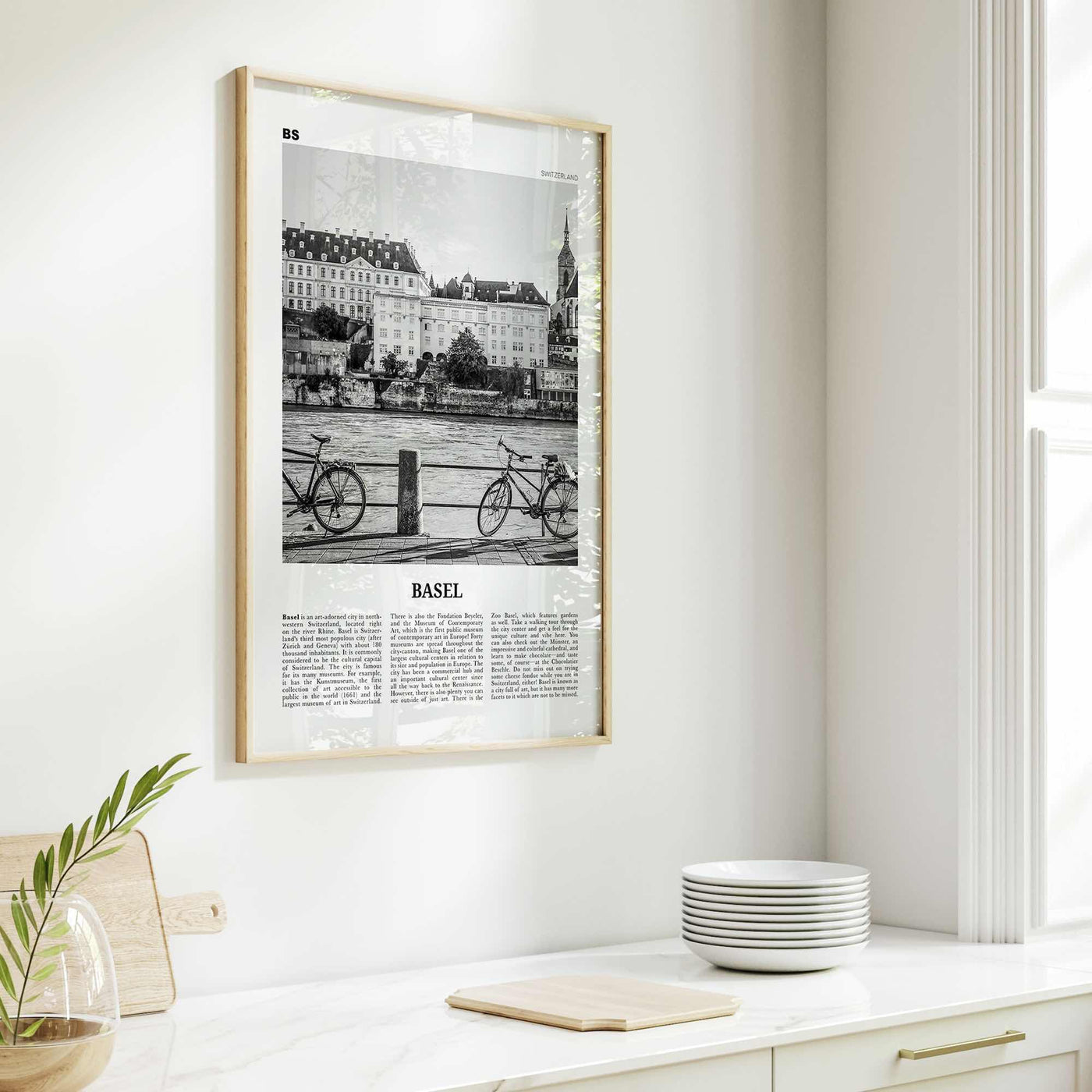 Basel Print Black and White No 1, Basel Wall Art, Basel Poster, Basel Photo, Basel Wall Décor, Switzerland, Basle, Swiss