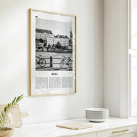 Basel Print Black and White No 1, Basel Wall Art, Basel Poster, Basel Photo, Basel Wall Décor, Switzerland, Basle, Swiss