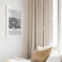 Basilicata Print Black and White, Basilicata Wall Art, Basilicata Poster, Basilicata Photo, Basilicata Wall Décor, Basilicata Map, Italy