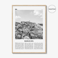 Basilicata Print Black and White, Basilicata Wall Art, Basilicata Poster, Basilicata Photo, Basilicata Wall Décor, Basilicata Map, Italy