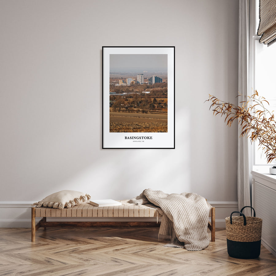 Basingstoke Portrait Color Poster