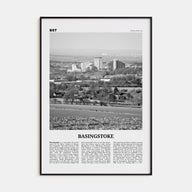 Basingstoke Travel B&W Poster