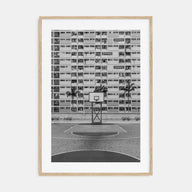 Basketball Court Photo B&W No 1 Poster