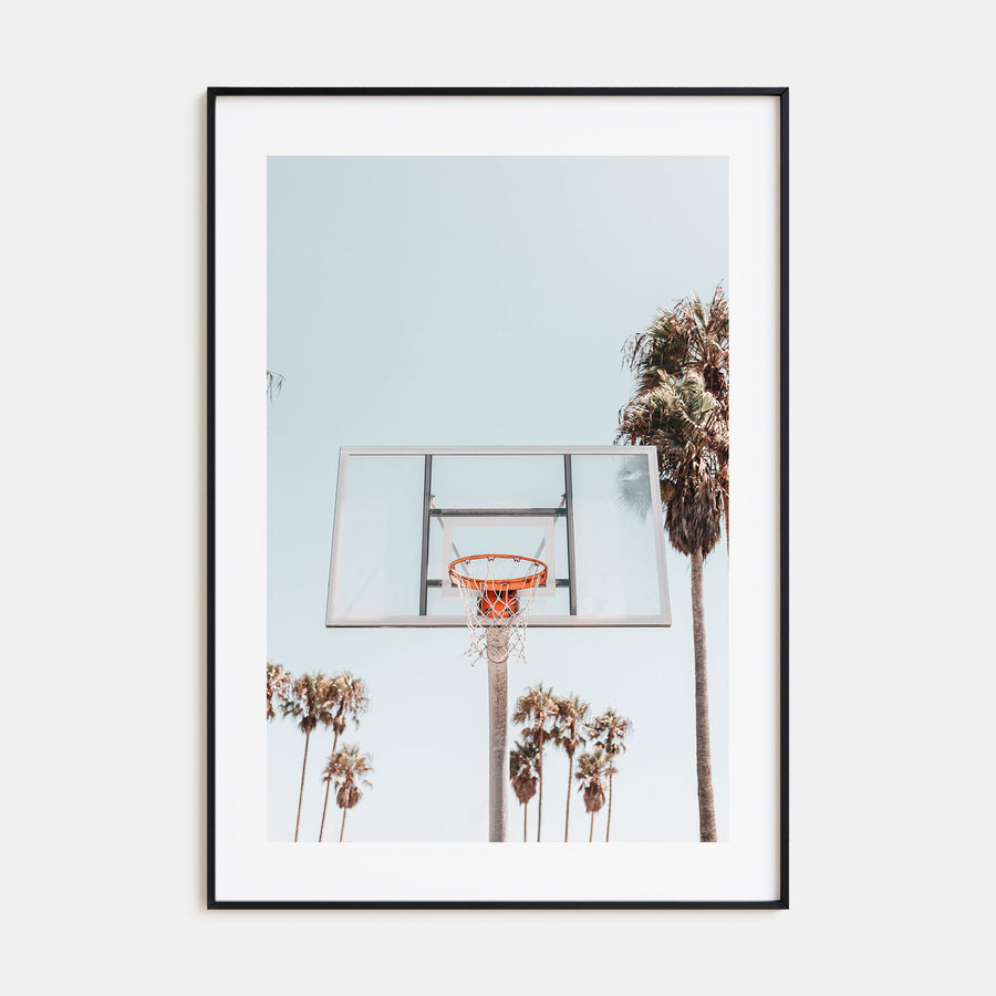 Basketball Court Photo Color No 2 Poster