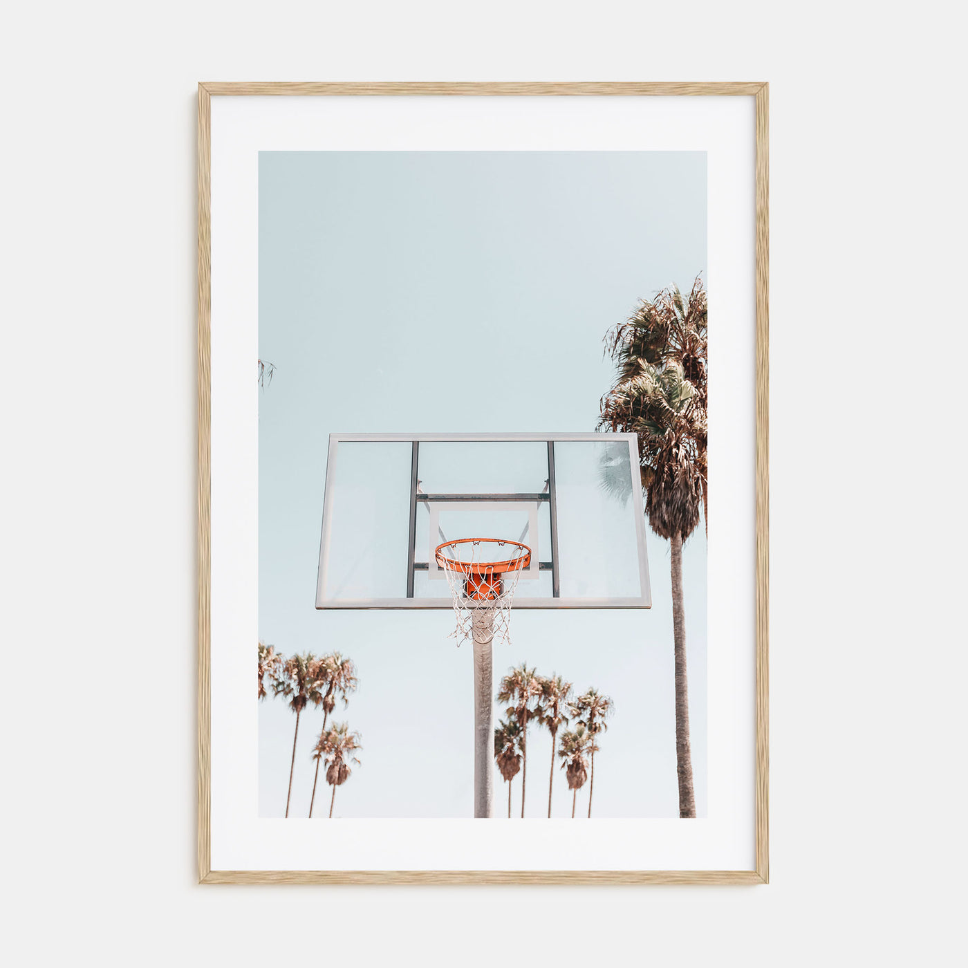 Basketball Court Photo Color No 2 Poster