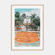 Basketball Court Photo Color No 3 Poster