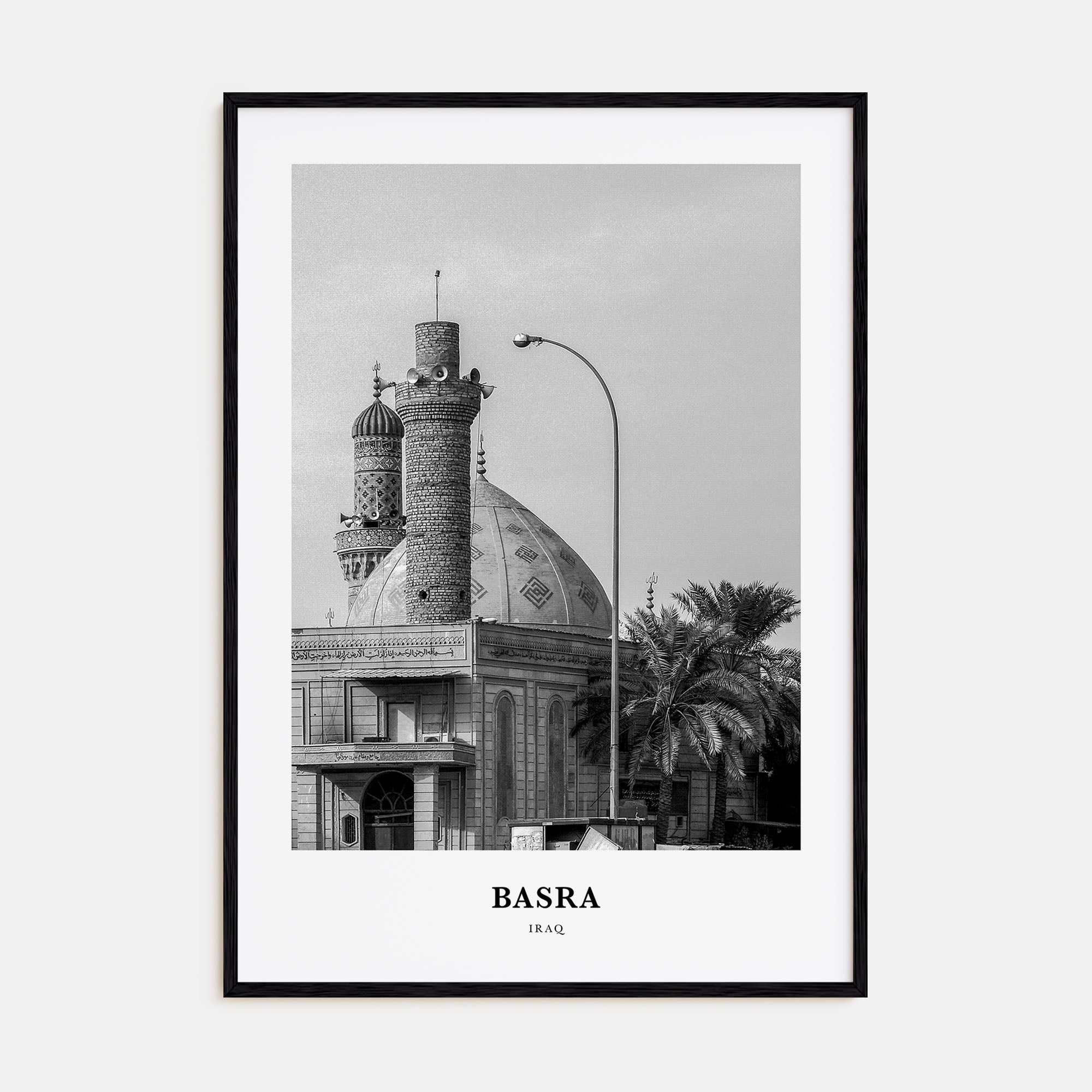 Basra Portrait B&W Poster
