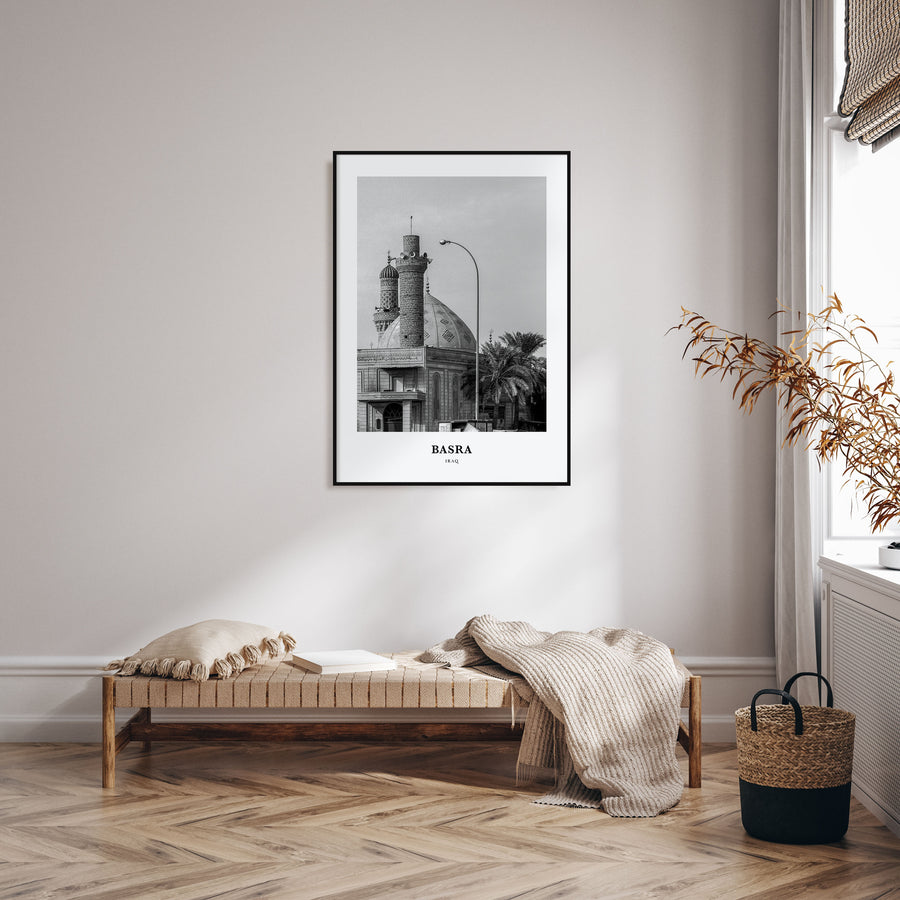 Basra Portrait B&W Poster