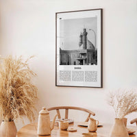 Basra Print Black and White, Basra Wall Art, Basra Poster, Basra Photo, Basra Map, Basra Wall Decor, Iraq, al-Baṣrah, Shatt al-Arab