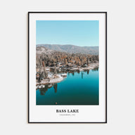 Bass Lake Portrait Color Poster