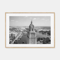 Baton Rouge Landscape B&W Poster