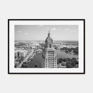 Baton Rouge Landscape B&W Poster