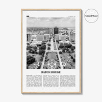 Baton Rouge Print Black and White, Baton Rouge Wall Art, Baton Rouge Poster, Baton Rouge Photo, Baton Rouge Wall Décor, Louisiana, USA