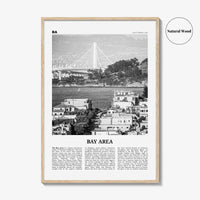 Bay Area Print Black and White No 1, Bay Area Wall Art, Bay Area Poster, California, USA, United States, Bay Area Photo