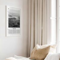 Bay Area Print Black and White No 2, Bay Area Wall Art, Bay Area Poster, California, USA, United States, Bay Area Photo