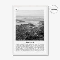 Bay Area Print Black and White No 2, Bay Area Wall Art, Bay Area Poster, California, USA, United States, Bay Area Photo