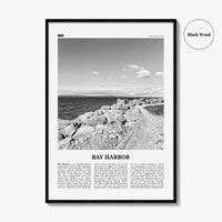 Bay Harbor Print Black and White, Bay Harbor Wall Art, Bay Harbor Poster, Bay Harbor Photo, Bay Harbor Map, Bay Harbor Wall Decor, Michigan