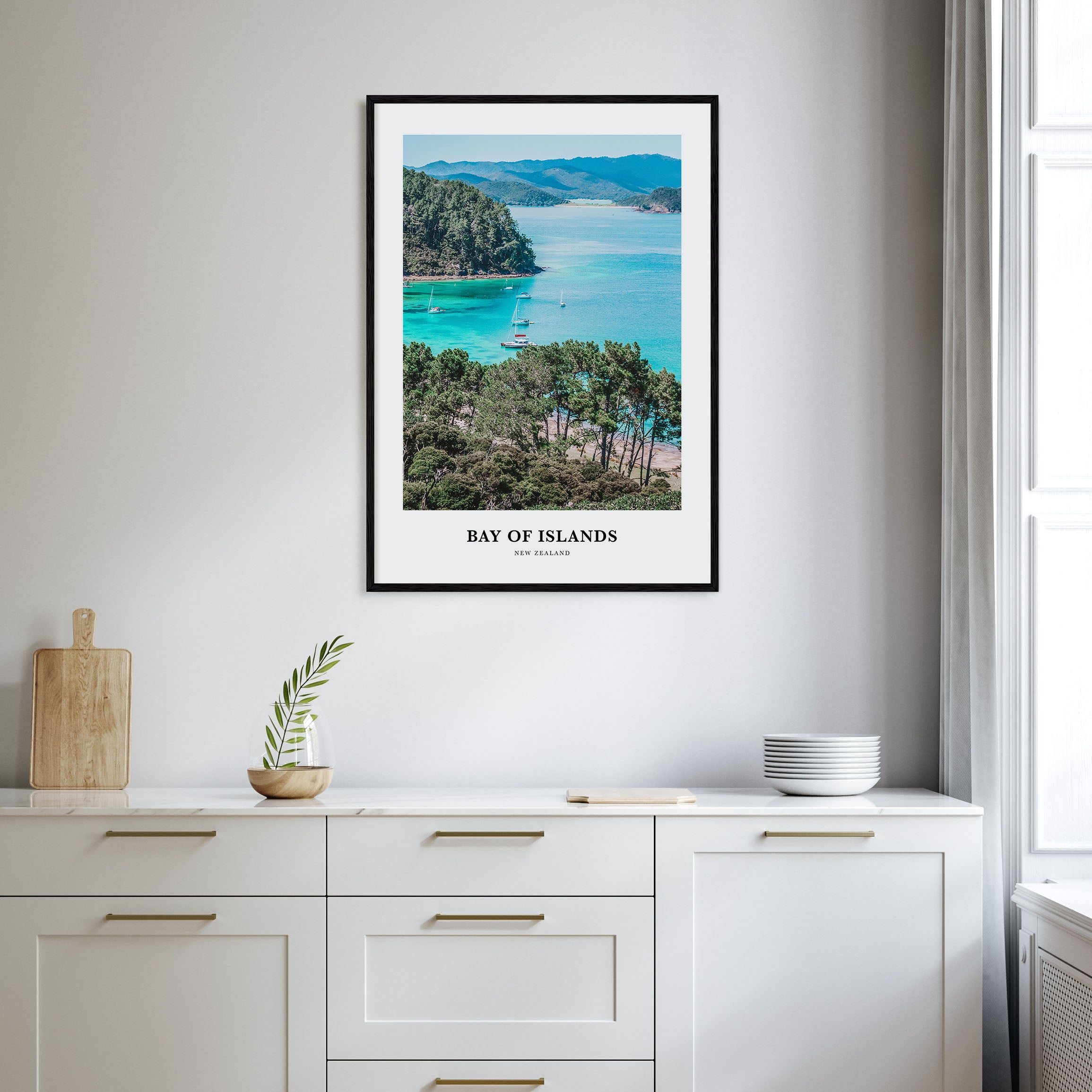 Bay of Islands Portrait Color Poster