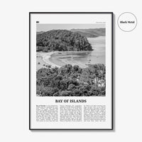 Bay of Islands Print Black and White, Bay of Islands Wall Art, Bay of Islands Poster, Bay of Islands Photo, New Zealand