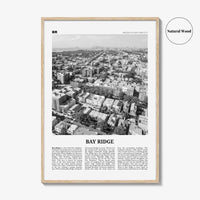 Bay Ridge Print Black and White, Bay Ridge Wall Art, Bay Ridge Poster, Bay Ridge Photo, Bay Ridge Wall Décor, Bay Ridge Map, New York, USA